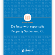 Property Settlement with Super Split (De Facto)